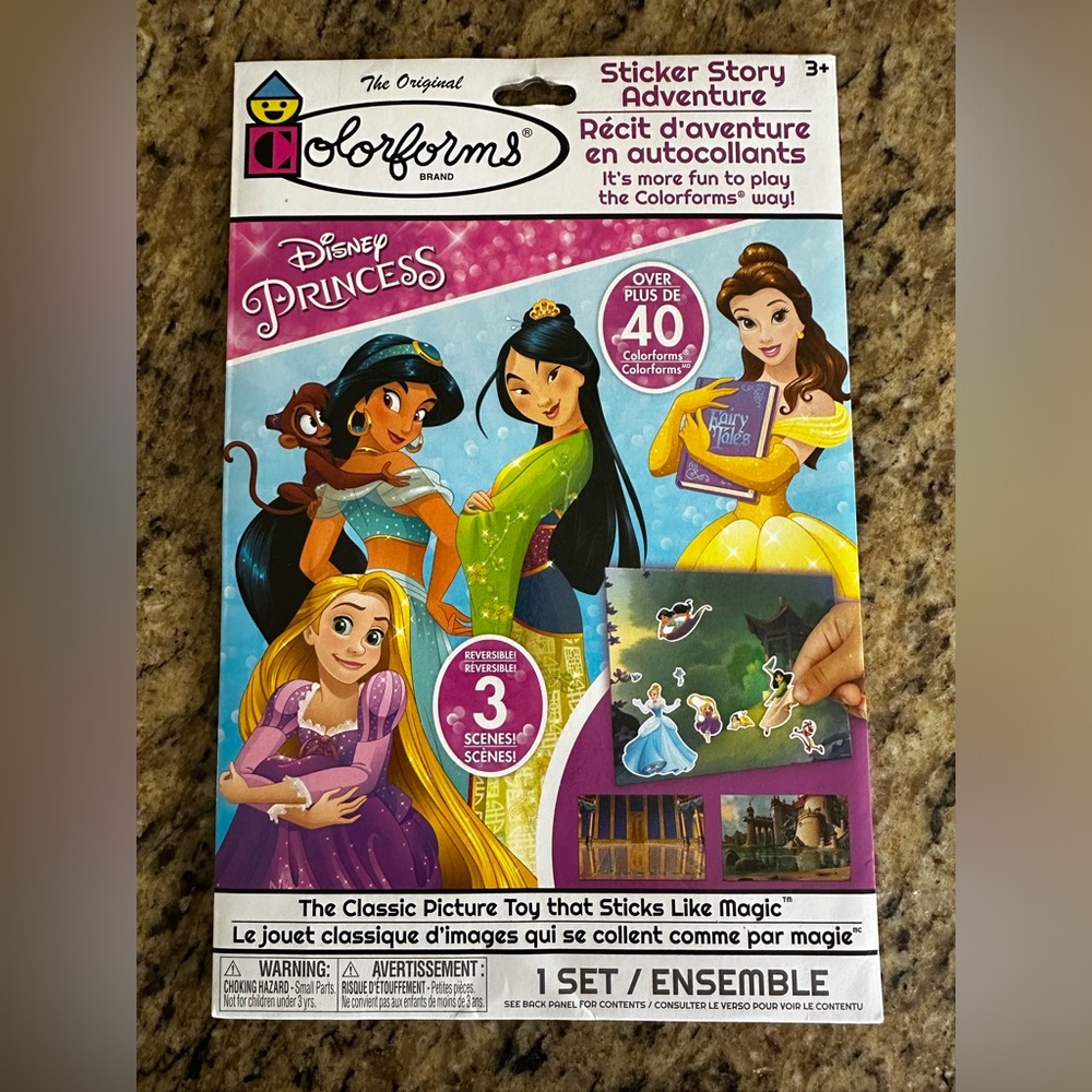 Disney Princess Colorforms * New